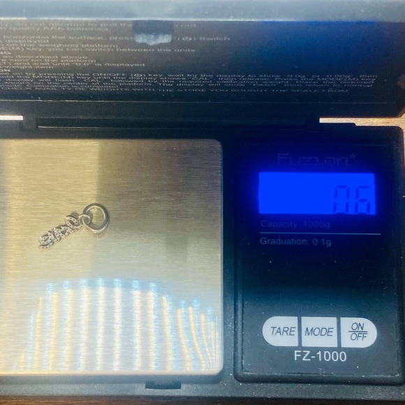 EUC Pandora 791428CZ Sterling Silver Signature of Love Dangle w/ Clear Zirconia - Picture 8 of 8